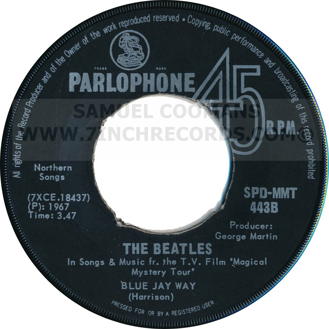 Label Bside of disc 2