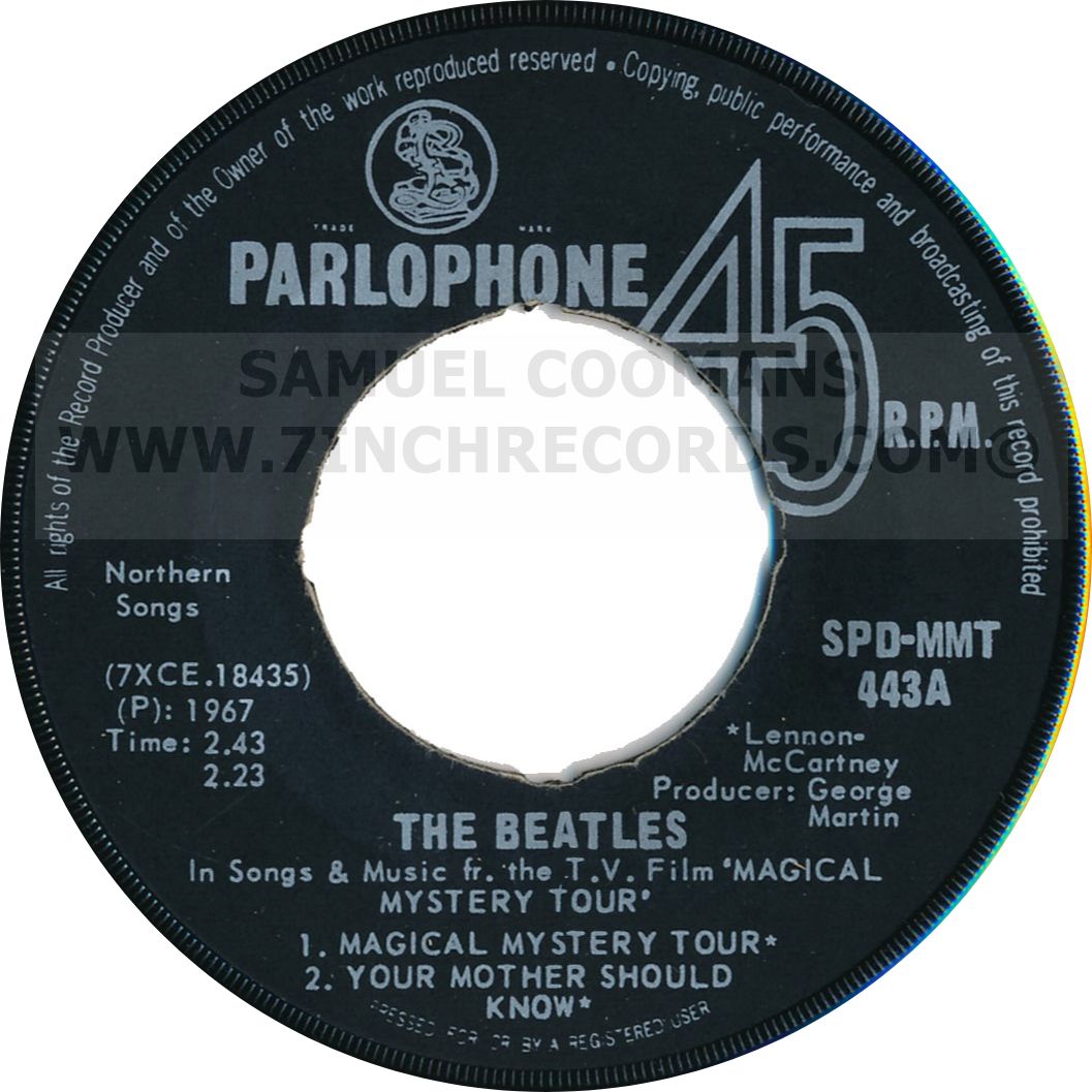 Label Aside of disc 1