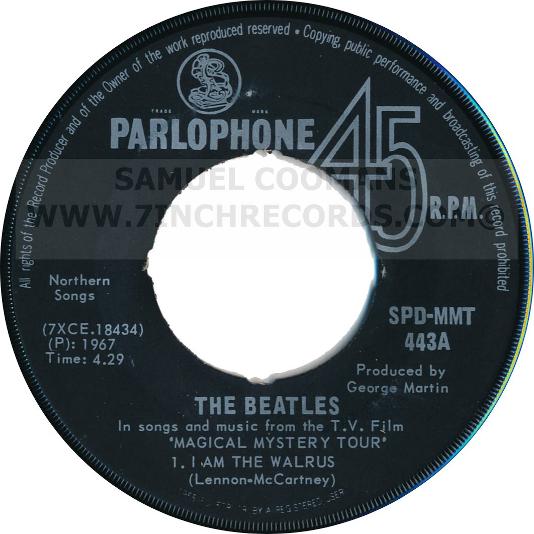 Label Bside of disc 1