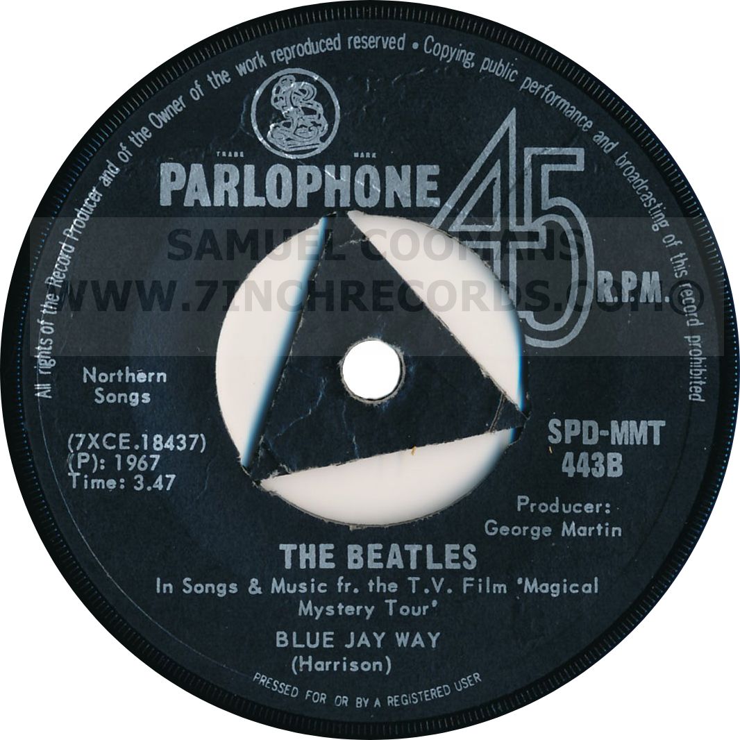 Label Bside of disc 2