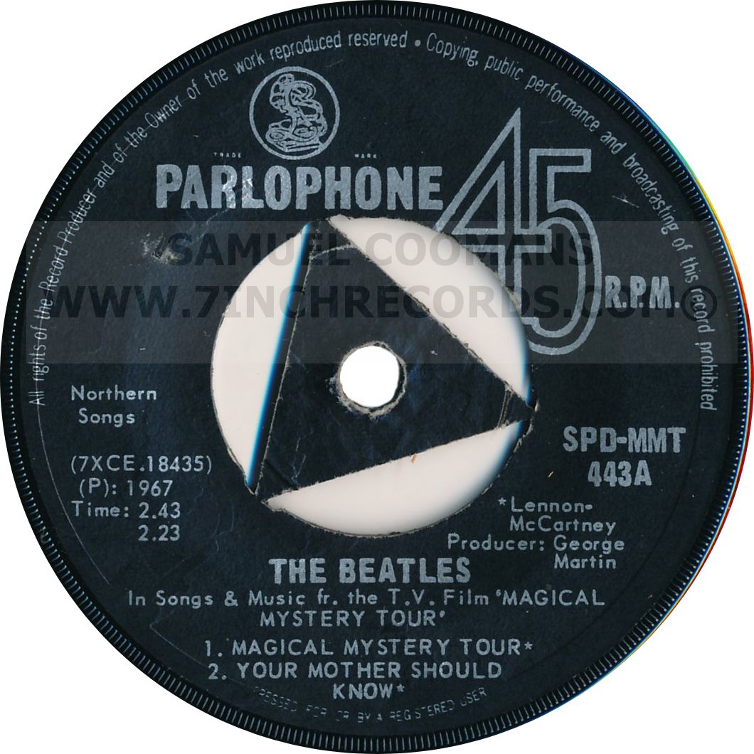 Label Aside of disc 1