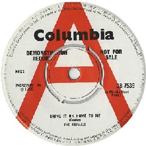 Columbia promo label